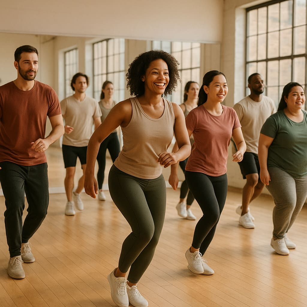 Gruppentanzkurs im Studio